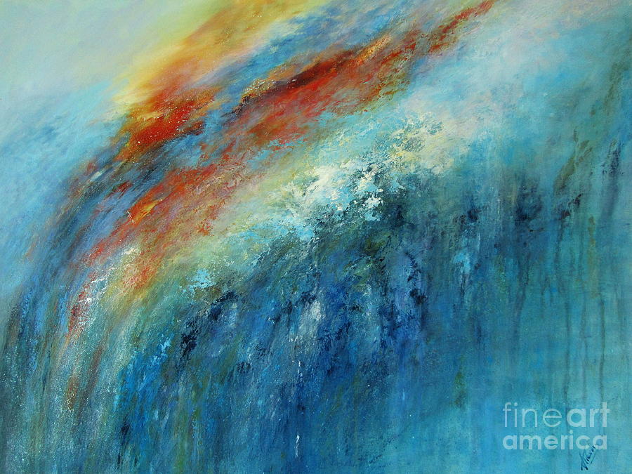 Echoes of Sunset Painting by Valerie Travers