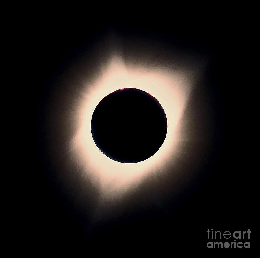 Eclipse 2017 Corona Photograph by Michael Cinnamond
