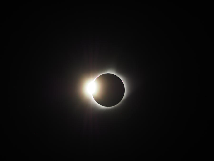 Eclipse Diamond Ring Photograph by C H Apperson