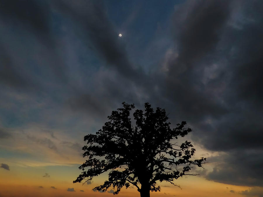 Eclipse Sunset Photograph by Ryan Heffron