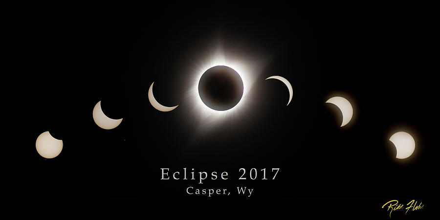 Solar Eclipse Collage 1 Photograph by Rikk Flohr