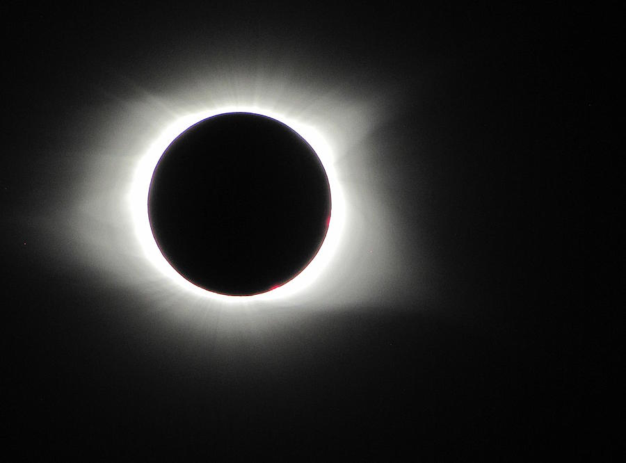 Eclipse Totality 003 Photograph by Christopher Mercer