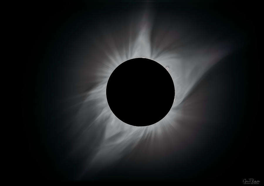 Eclipse Totality Corona Photograph by Clicking With Nature