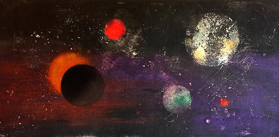 Eclipse Mixed Media by William Renzulli