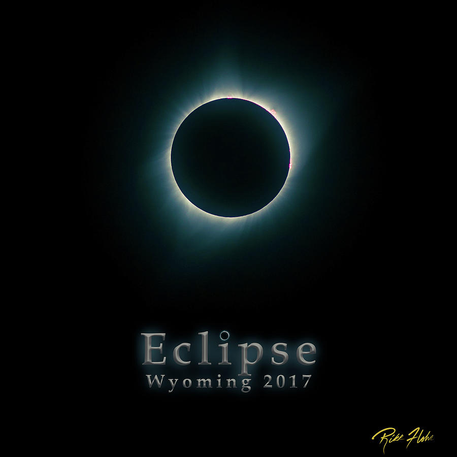 Eclipse Wyoming Photograph by Rikk Flohr