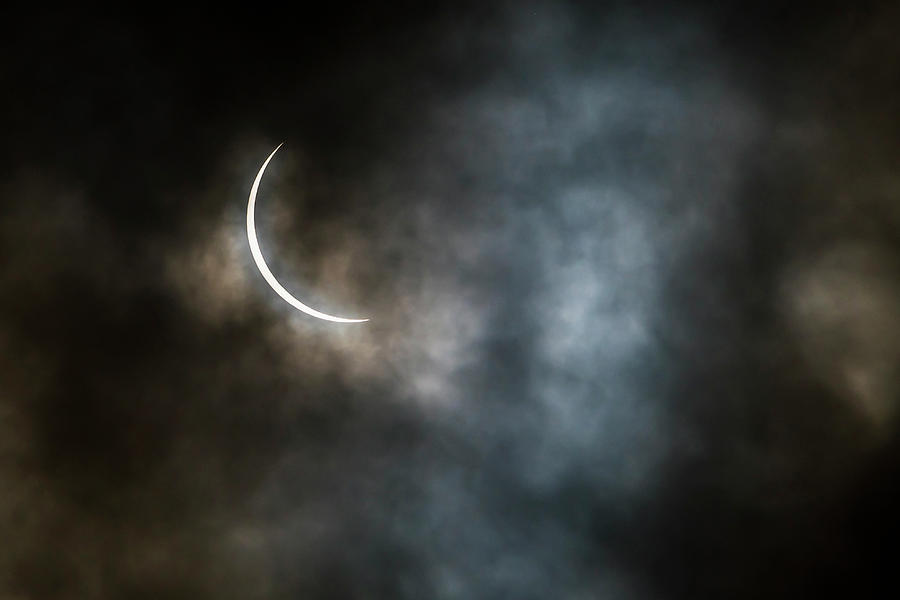 Eclipsed Crescent iii Photograph by Ryan Heffron