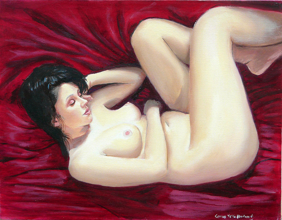 Nude Painting - Ecstasy by TOMAS OMaoldomhnaigh