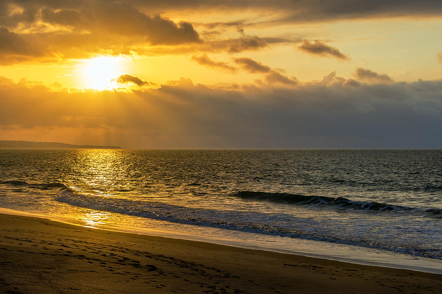 Nature Photograph - Ecuador Beach Sunset by Jess Kraft