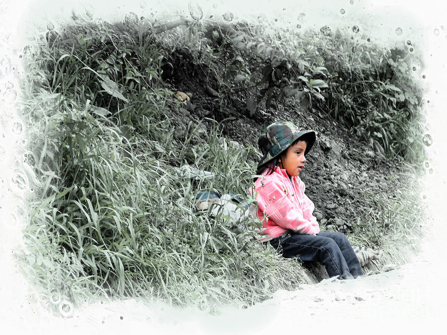 Ecuador Kids 1096 Photograph by Al Bourassa