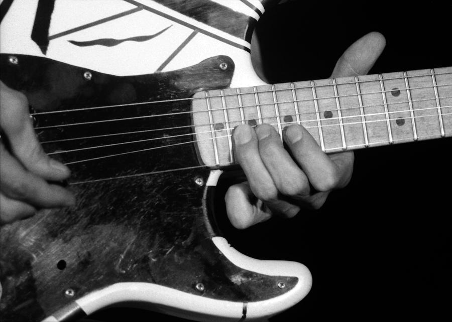 Eddie Van Halen Photograph - Eddie Bending Strings by Ben Upham Eddie Van Halen Photograph - Eddie Bending Strings by Ben Upham
