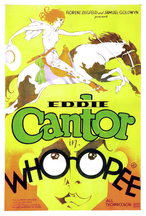 Movie Mixed Media - Eddie Cantor in Whoopee 1930 by Mountain Dreams