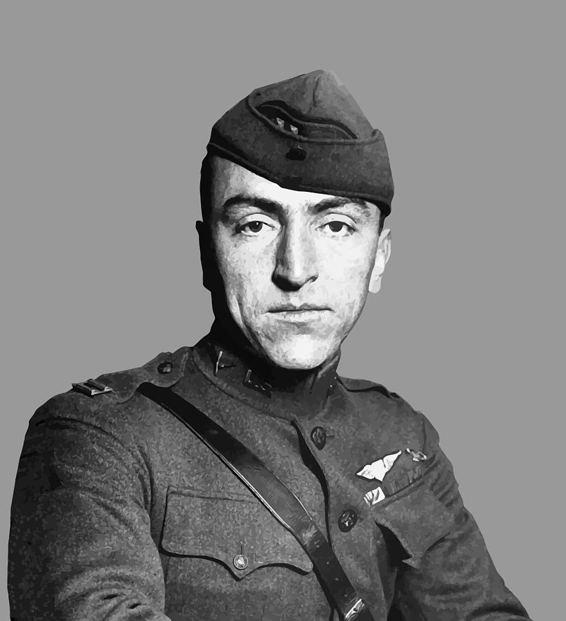 Eddie Rickenbacker Painting by War Is Hell Store