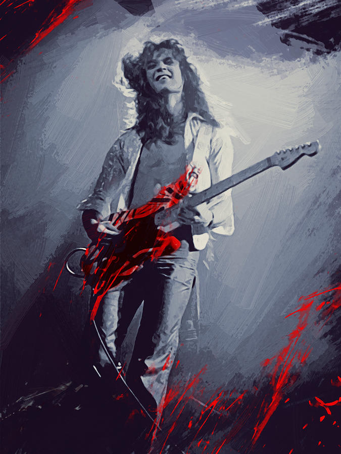 Eddie Van Halen Digital Art