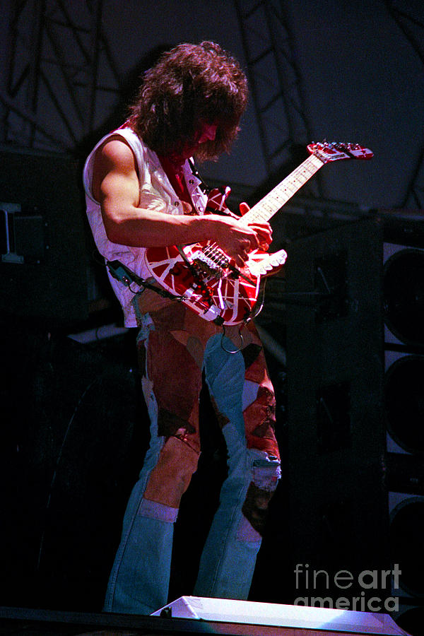 Van Halen Photograph - Eddie Van Halen - Van Halen 121 by Vintage Rock Photos