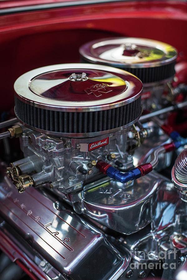 Edelbrock and Chevy Photograph by Mike Reid