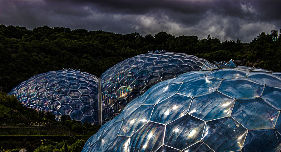 Landscape Photograph - Eden Project Cornwall by Martin Newman