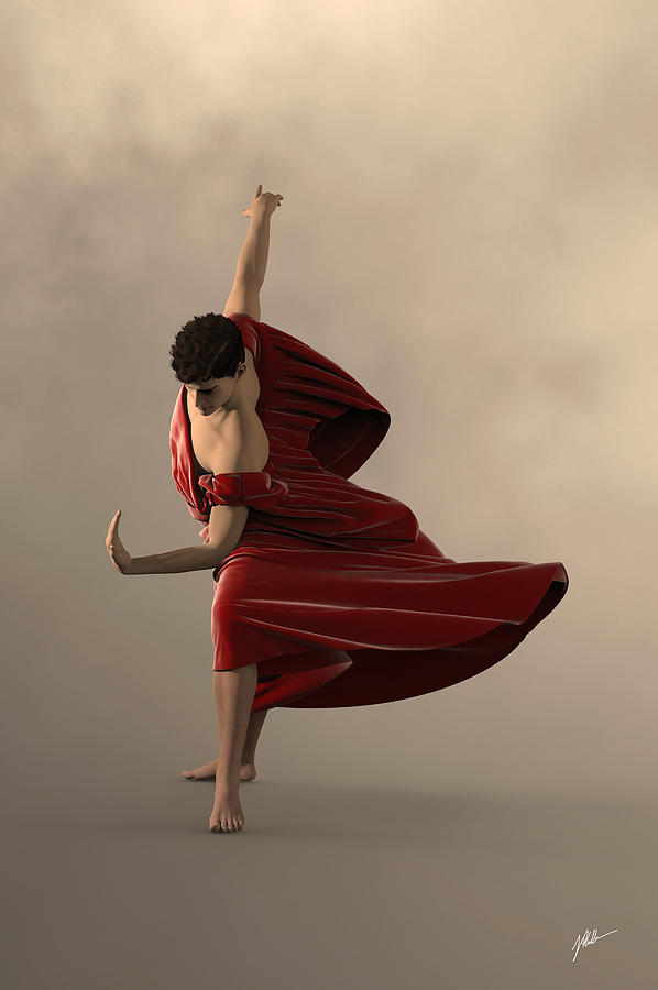 Edgar, Contemporary Dance Digital Art