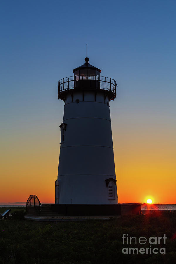Edgartown Harbor Light Sunrise II Photograph by Clarence Holmes