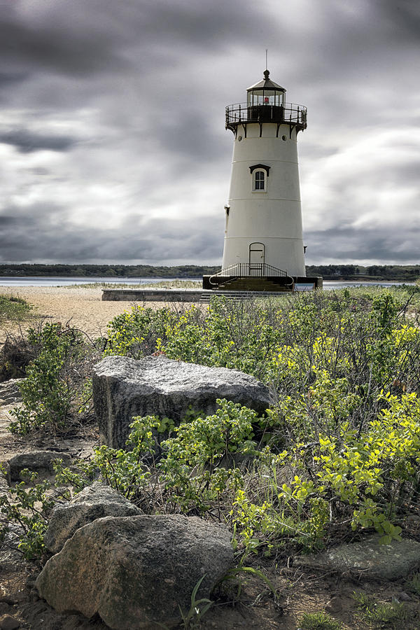 Edgartown Lighthouse Photograph by Robert Fawcett