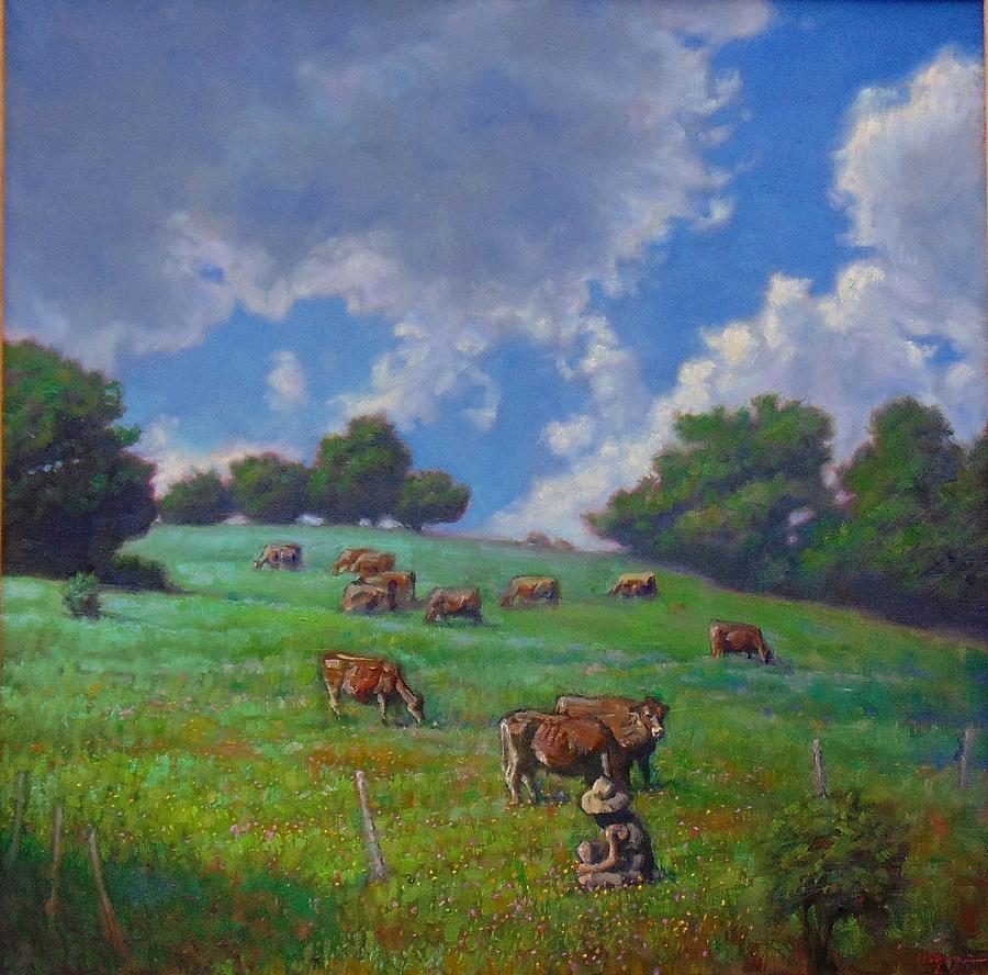 Edge Of The Meadow Painting by Philip Hagopian - Fine Art America