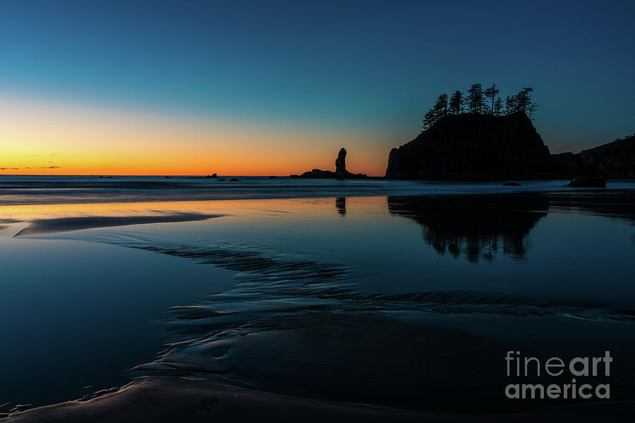 Edges of Light Along the Beach Photograph by Mike Reid