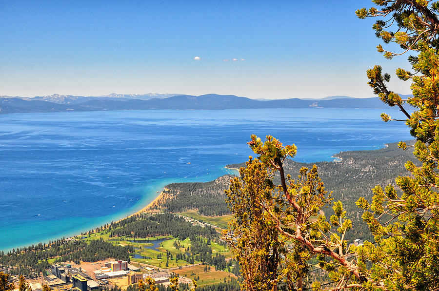 Edgewood Golf Course and Lake Tahoe - South Lake Tahoe - California Photograph by Bruce Friedman