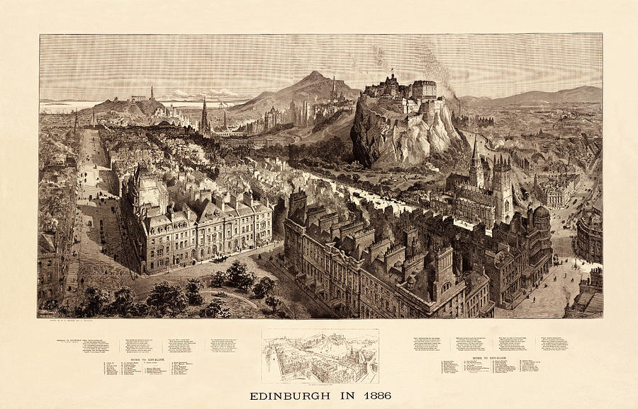 Edinburgh 1886 Photograph by Andrew Fare