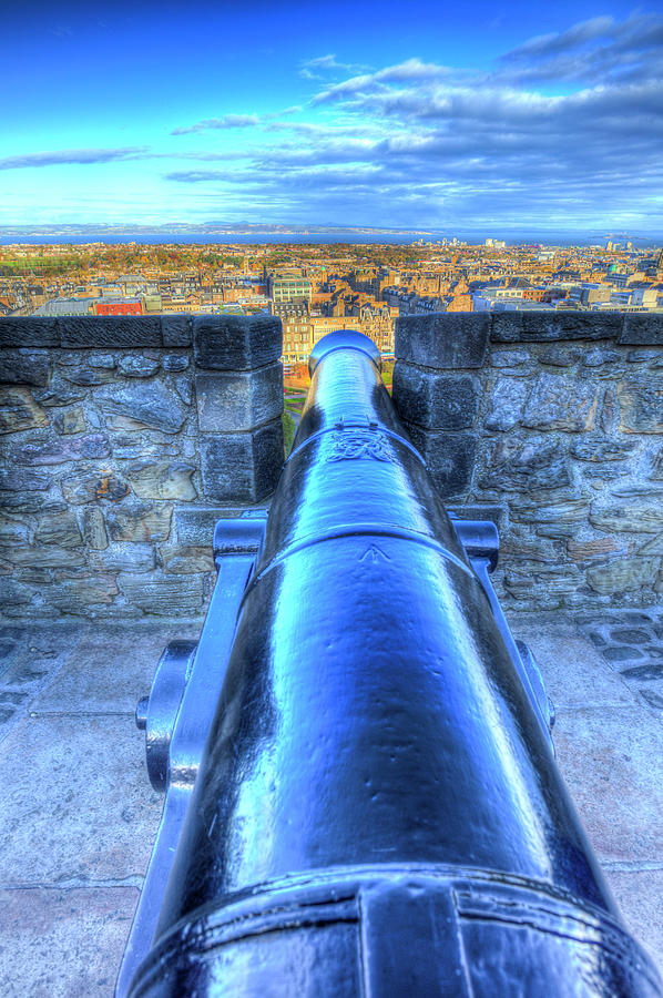 Edinburgh Castle Cannon Photograph by David Pyatt