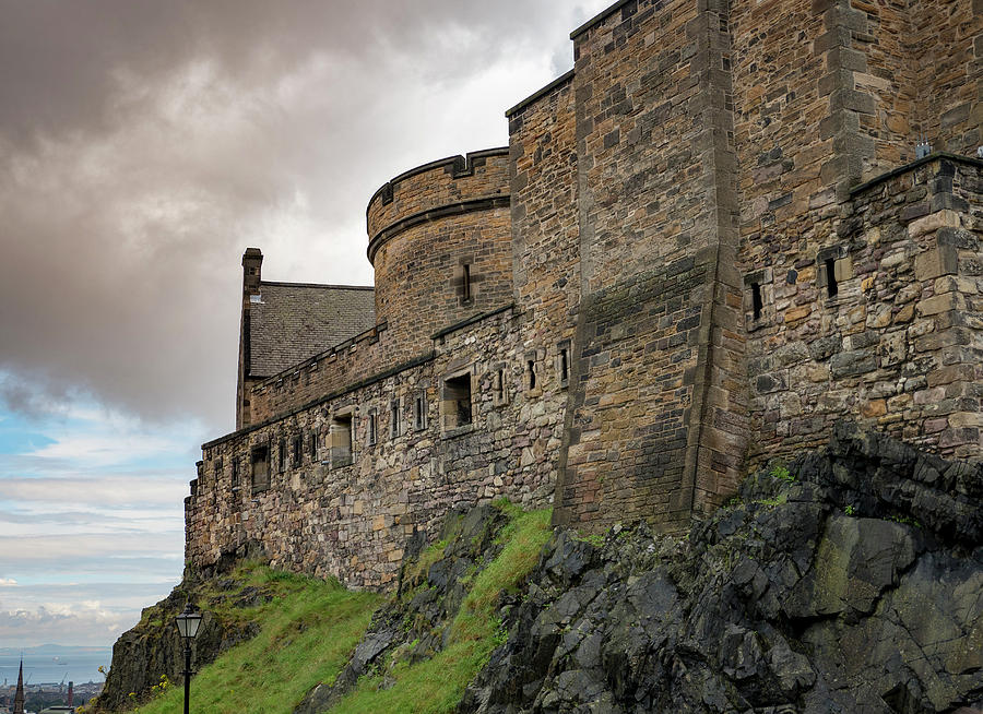 Castle Photograph - Edinburgh Castle Closeup by Jean Noren