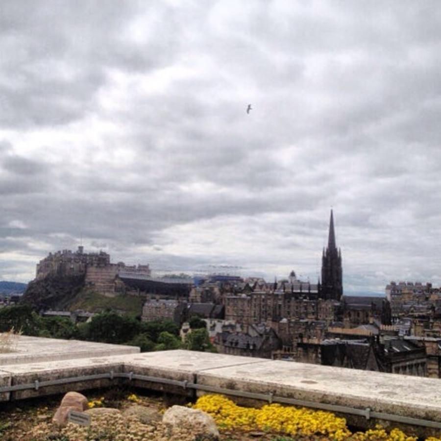 Edinburgh Photograph - Edinburgh Castle Hill As Seen From by Stefano Bagnasco
