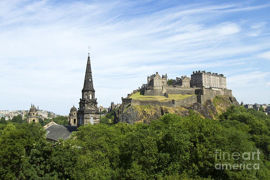 Edinburgh Castle Photograph by Karen Foley