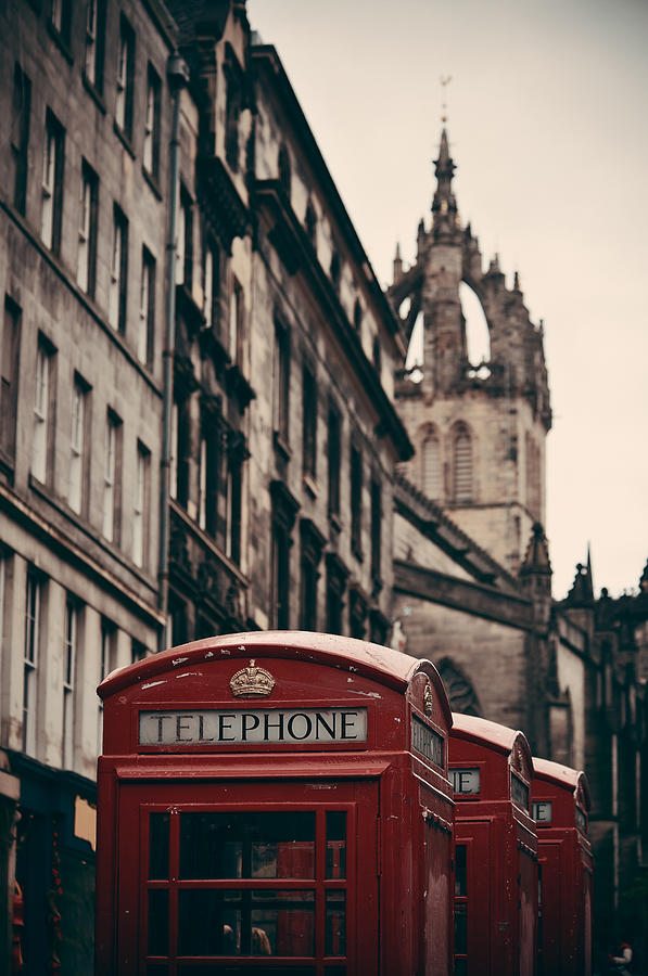 Edinburgh city street Photograph by Songquan Deng