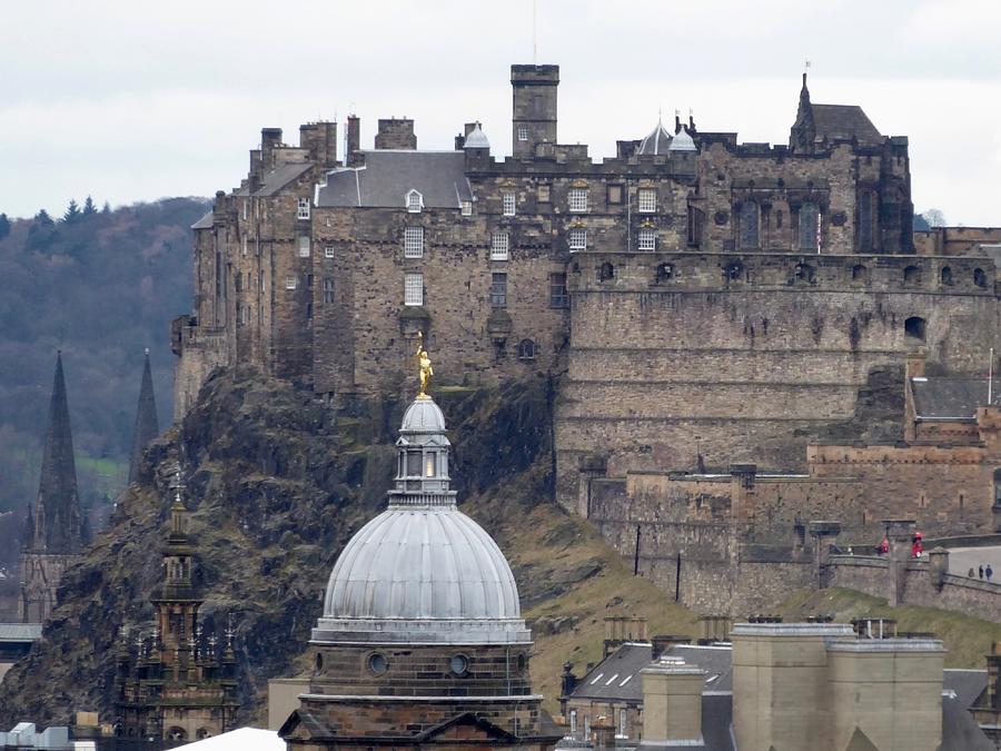 Edinburgh Dome and Castle Photograph by Margaret Brooks