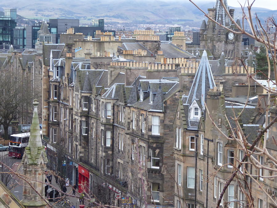 Edinburgh facades Photograph by Margaret Brooks