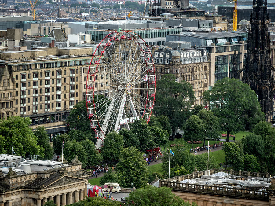 Edinburgh Ferris Wheel Photograph by Jean Noren