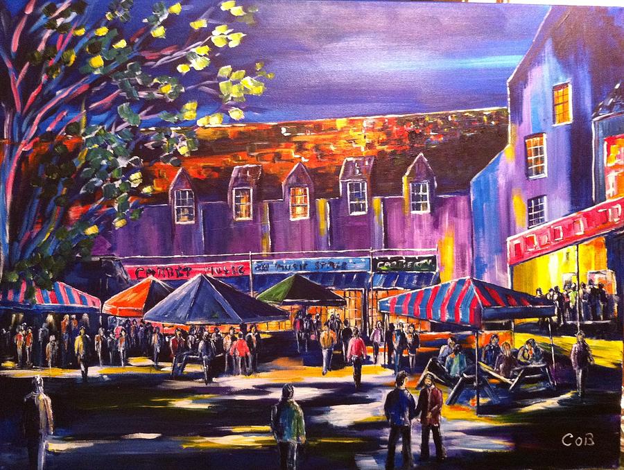 Edinburgh Festival Painting by Colm OBrien