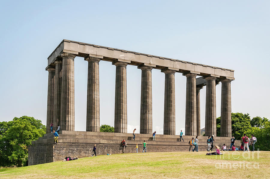 Edinburgh National Monument Photograph by Antony McAulay
