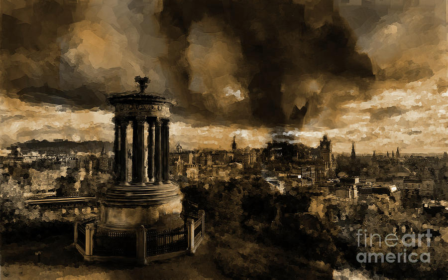 Edinburgh Scotland 01a Painting by Gull G