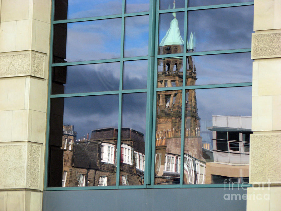 Reflection Photograph - Edinburgh self interpreted  by Amanda Barcon