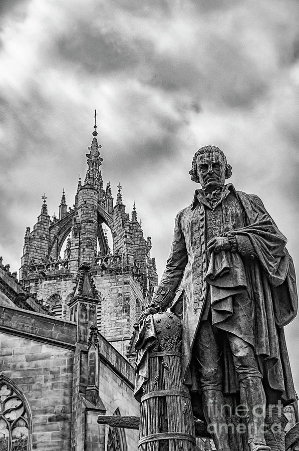 Edinburgh Statue of Adam Smith Photograph by Antony McAulay