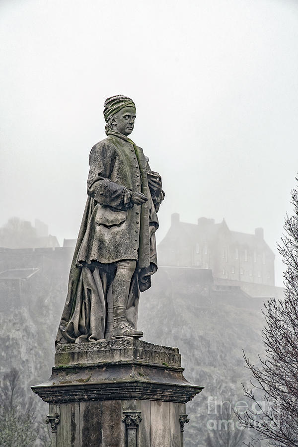 Edinburgh Statue of Allan Ramsay Photograph by Antony McAulay