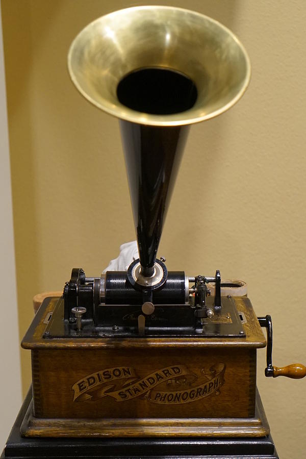 Edison Phonograph Photograph by Laurie Perry