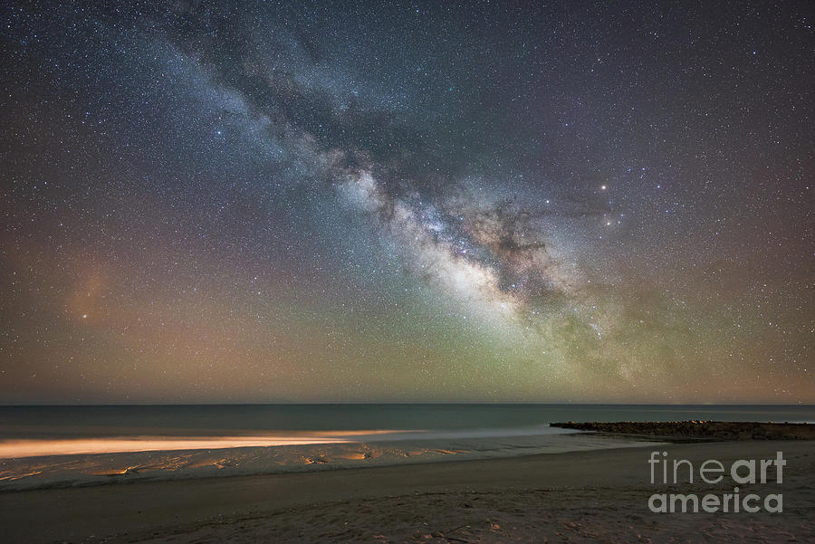 Edisto Beach Milky Way  Photograph by Michael Ver Sprill