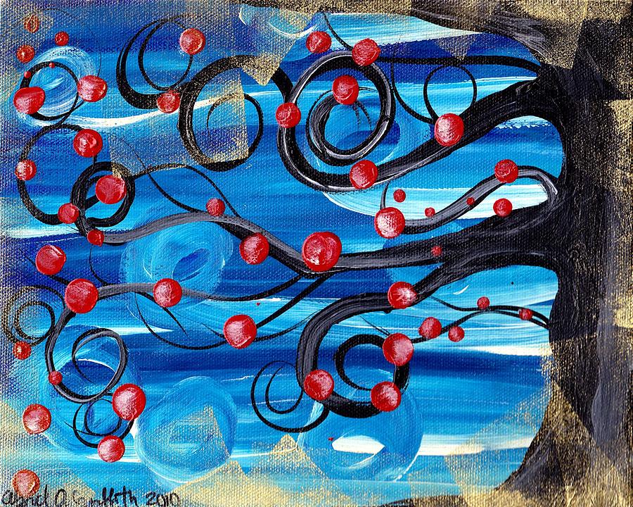Abstract Painting - Edmonda Tree               by Abril Andrade