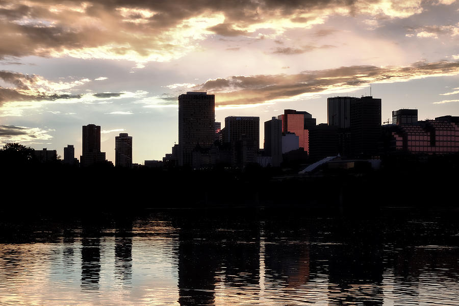 Edmonton Alberta in Silhouette Photograph by Carol C | Fine Art America