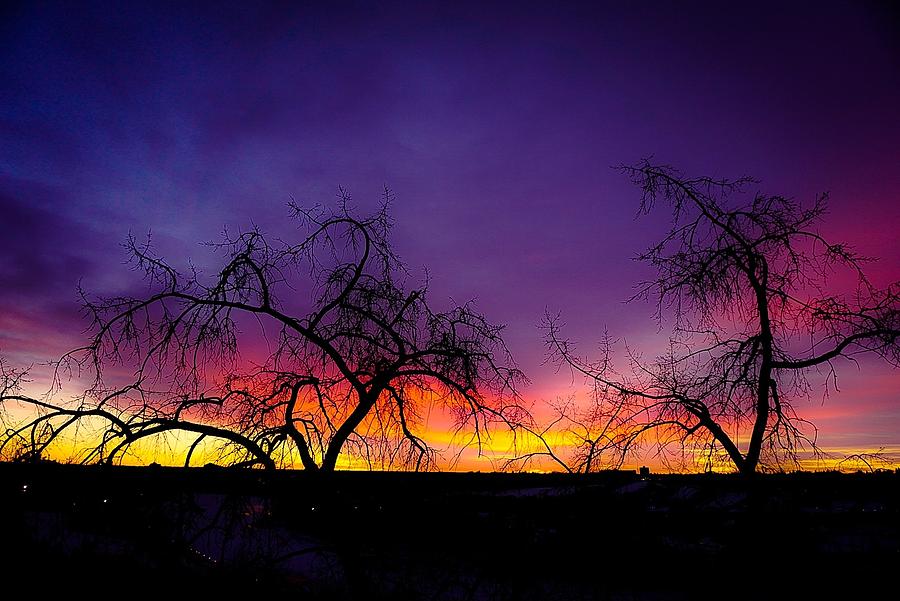 Edmonton Sunset Photograph by Desmond Raymond