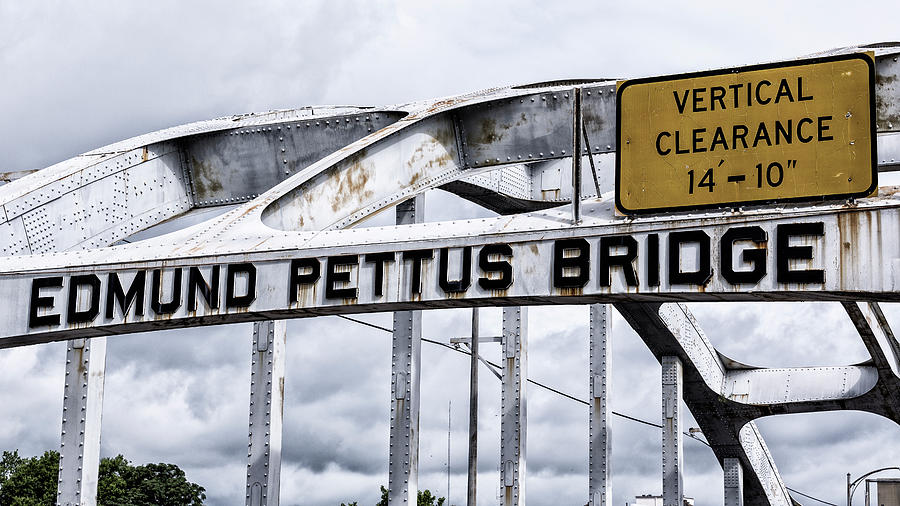 Edmund Pettus Bridge - 1 Photograph by Stephen Stookey