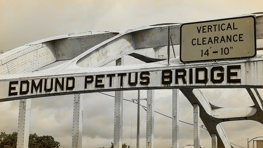 Edmund Pettus Bridge - 3 Photograph by Stephen Stookey