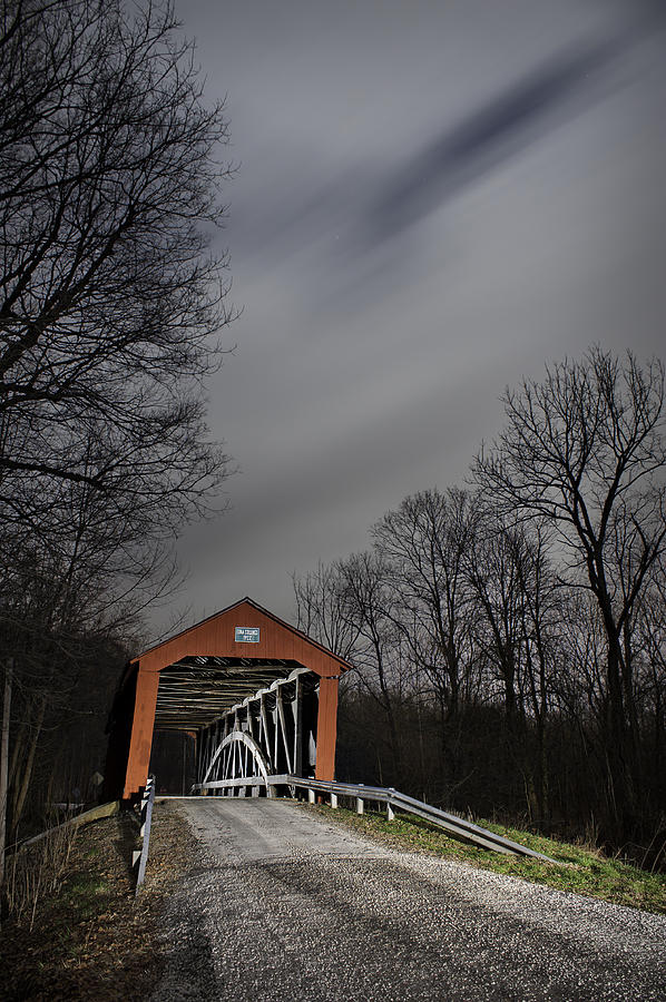 Edna Collins Covered Bridge Photograph by Tom Phelan