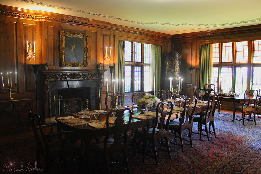 Edsel and Eleanor Ford Dining Room Photograph by Michael Rucker